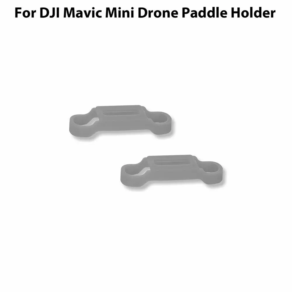 Grey 2 шт. Силиконовое весло держатель пропеллера стабилизаторы для DJI Mavic мини-Дрон мягкий прочный в использовании TY1245-TY1246 - Цвет: Grey