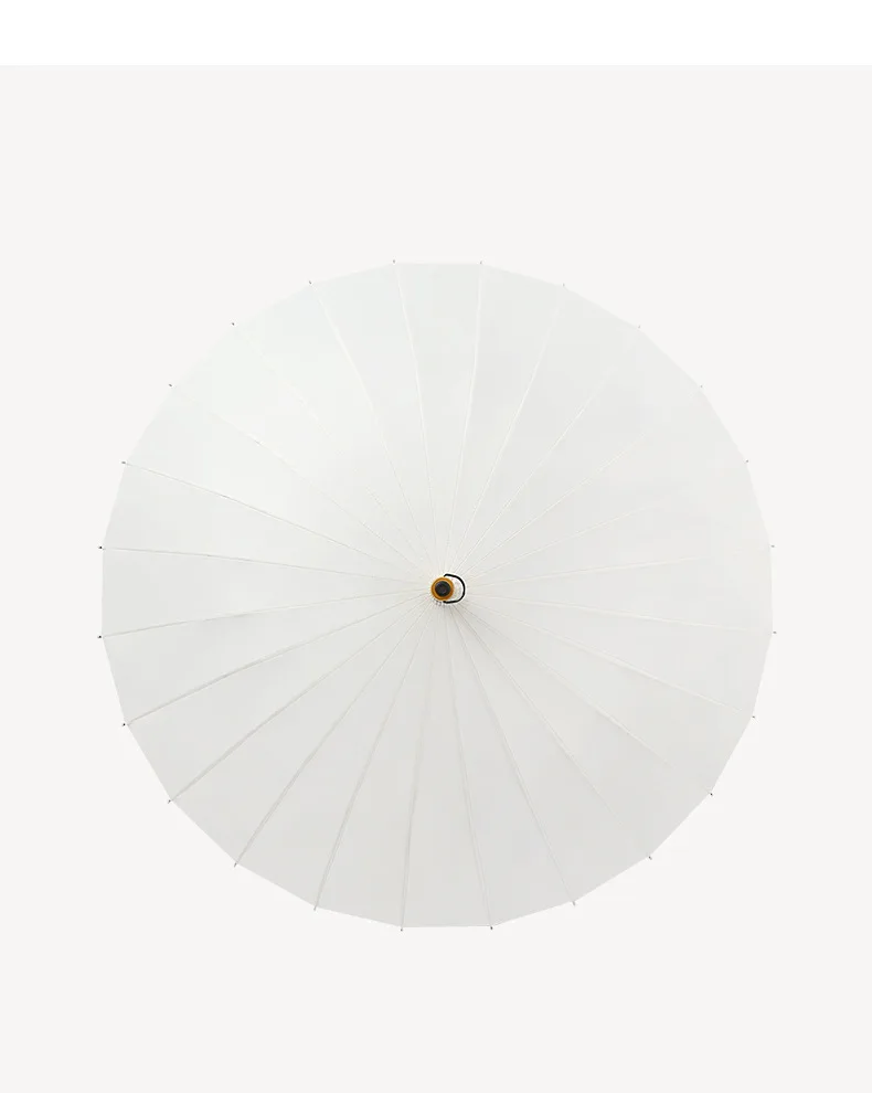 Высокое качество женский двойной большой зонт трость ветрозащитный с деревянной ручкой Зонты 24 к длинный зонтик модный