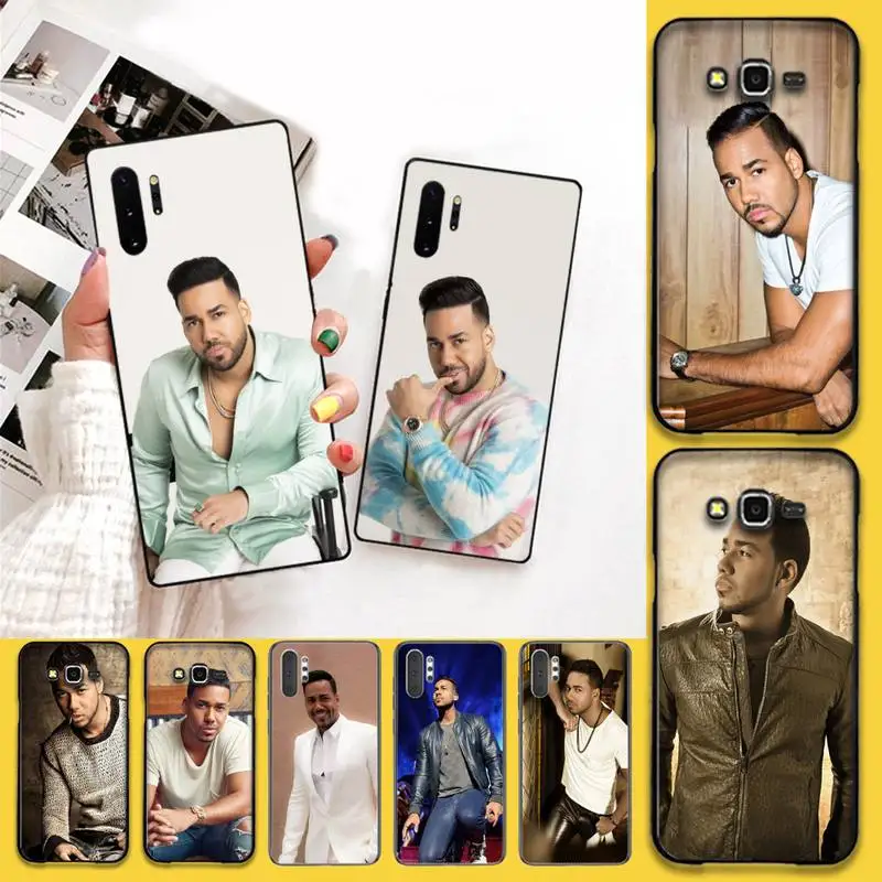 PENGHUWAN Latin singer Romeo Santos Black Soft Phone Case Capa For Samsung Galaxy J7 J8 J6 Plus 2018 Prime Note 7 8 9 10 pro | Мобильные
