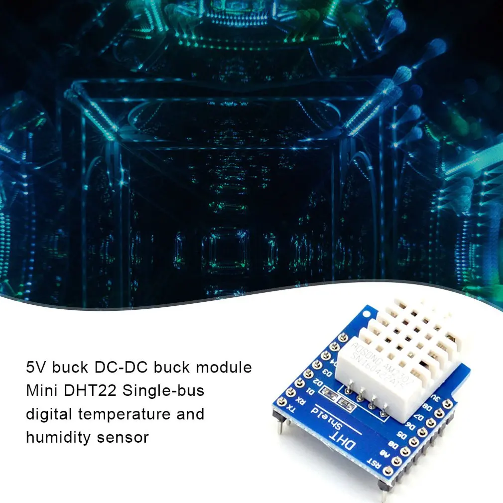 DHT Pro Shield для D1 Mini Dht22 одноавтобусный цифровой датчик температуры и влажности
