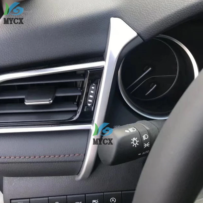 Подходит только для левостороннего автомобиля! Для Toyota Camry XV70 ABS внутренняя левая сторона рядом с вентиляционным отверстием крышка украшения Отделка 1 шт