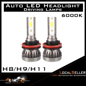 

Power H8 H9 H11 LED Headlight Kit Bulb VEHICLE Front Headlamps Fog Tail Globes