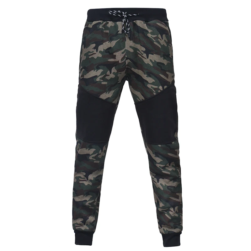 Men's Large Size Europe And The United States Classic Camouflage Block Casual Sports Suit Spring And Autumn New Men's Hooded Set