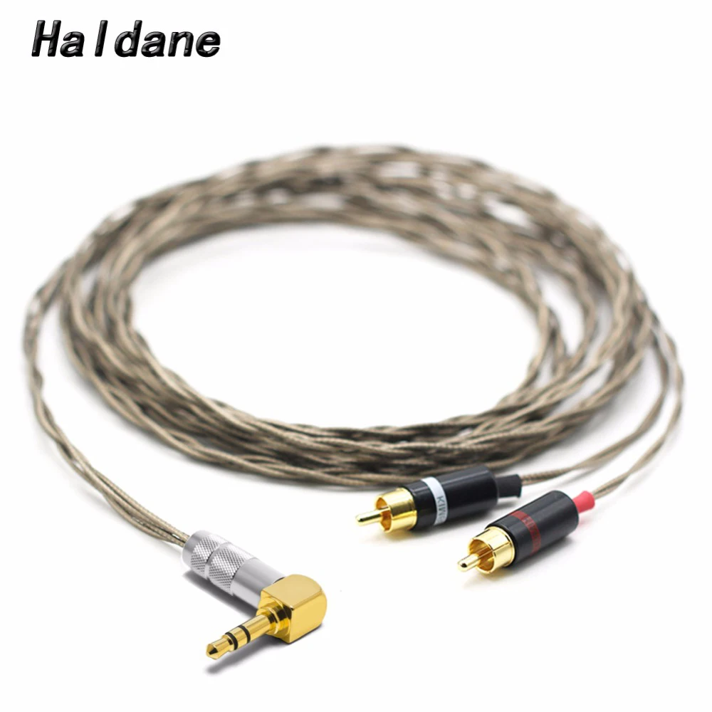 Аудиокабель halданные HIFI 3 5 мм на 2 RCA Штекерный аудио кабель Nordost Odin позолоченный