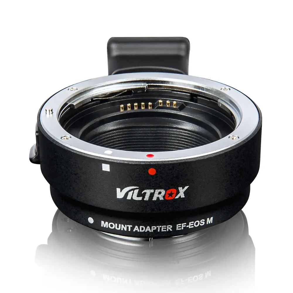 Электронный адаптер для объектива Viltrox с автофокусом камер Canon EOS EF объективом M 1 2