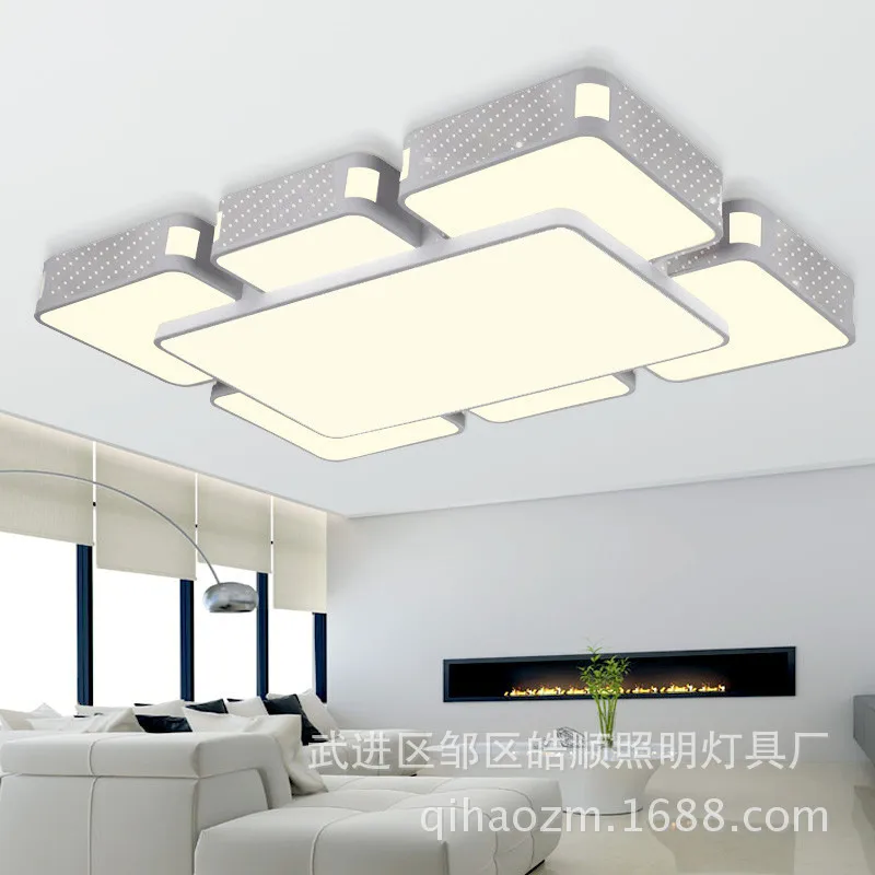 Manufacturers Direct Selling Rectangular Living Room Lights Glorious LED Ceiling Lamp Simple Restaurant Bedroom Lighting Sky Cit