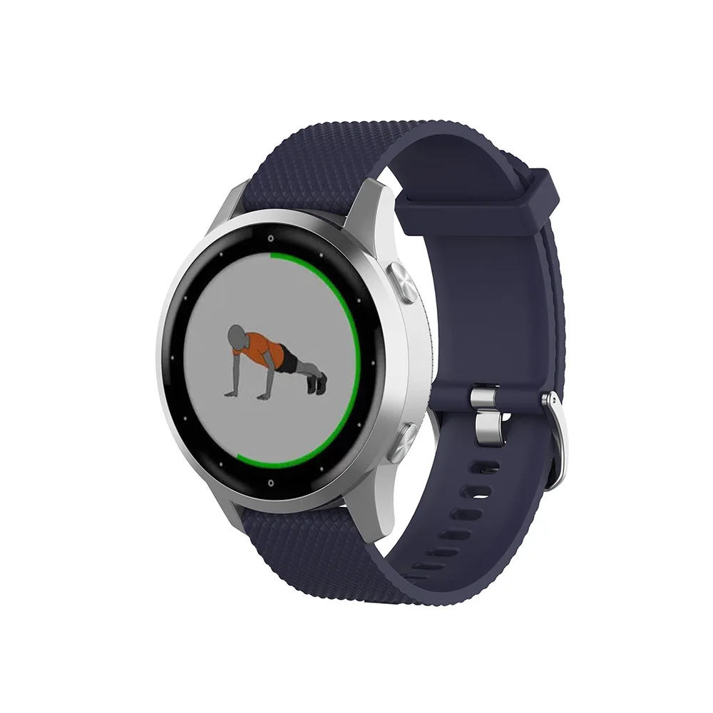 

18MM Silicone Strap WatchBand For Ticwatch c2 Smartwatch Garmin Vivoactive 4S Vivoactive4S Smart watch Accessories