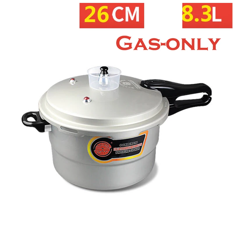 8L Gas-only Скороварка профессиональная скороварка большой емкости безопасности столовой отеля ресторана газовая, Индукционная Плита горшок инструмент для приготовления пищи - Цвет: 8L Gas-only