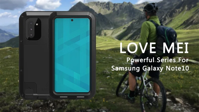 Мощный ударопрочный грязепроницаемый чехол для samsung Galaxy Note 10 Plus Note10 чехол для телефона защитный чехол для кожи