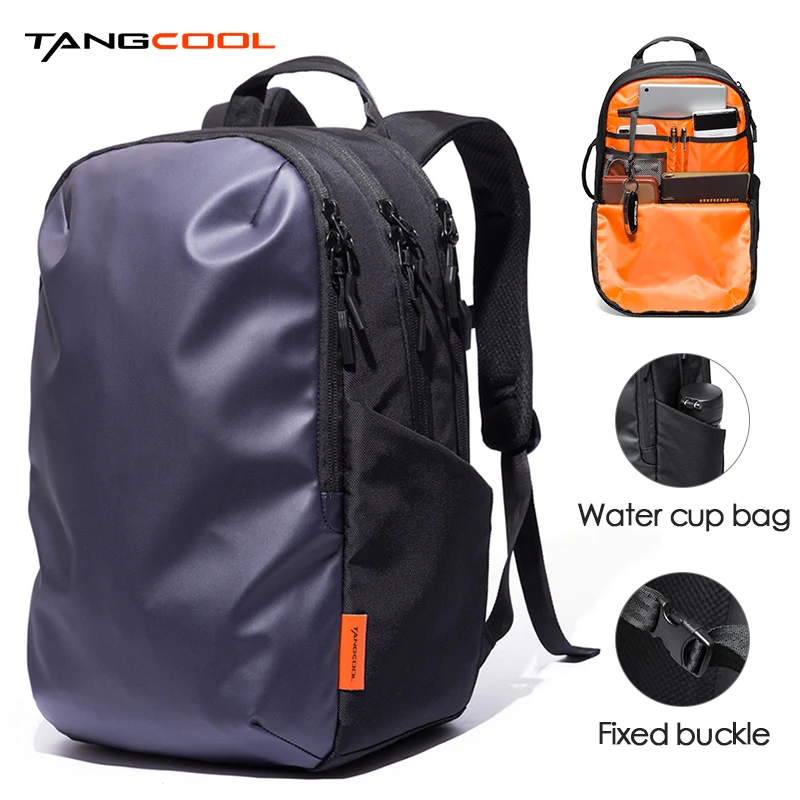 Tangcool Backpack Canvas Capacity 15 inch Laptop Backpack Multifunctional Backpackc 