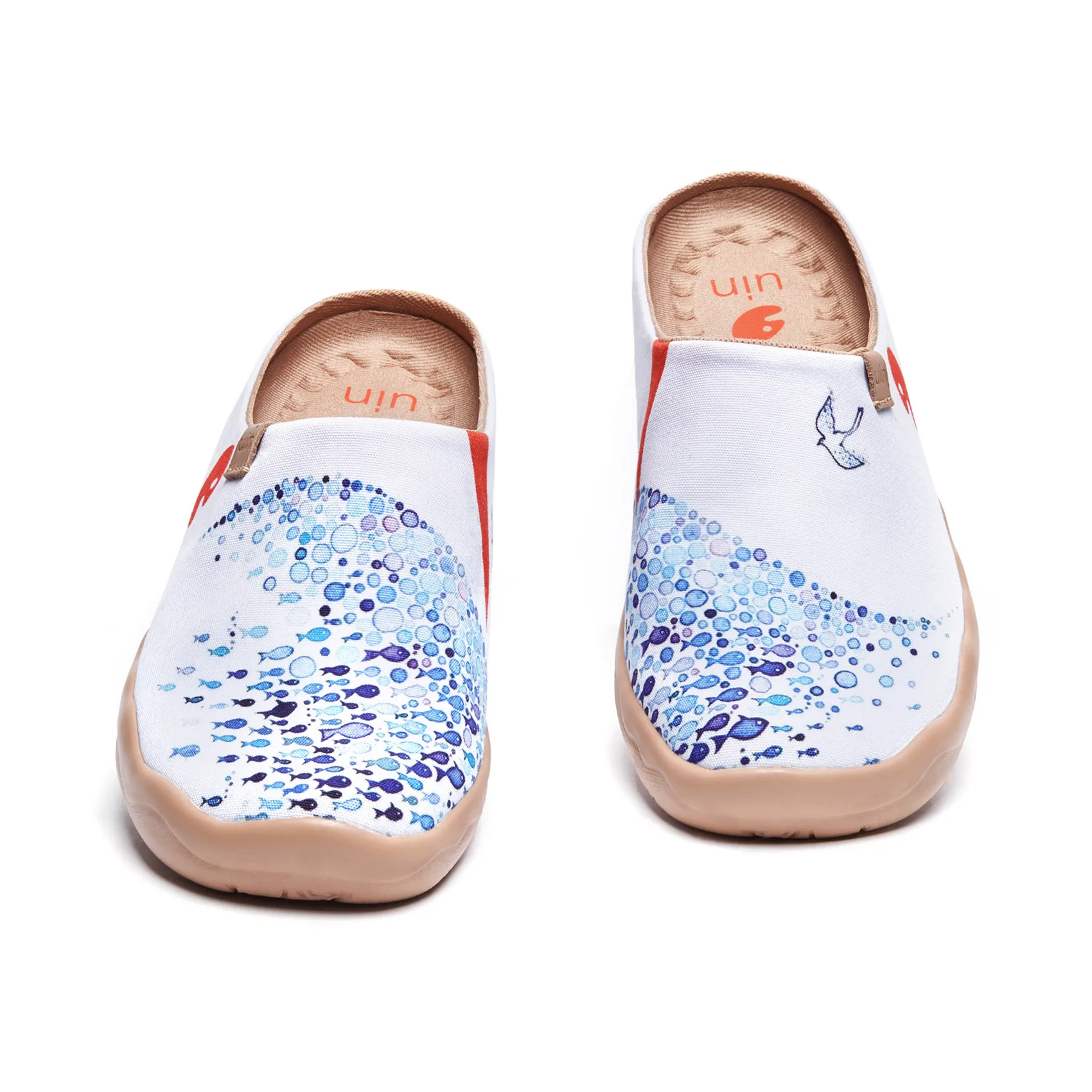 UIN-Zapatillas de lona ligeras y cómodas para mujer, mocasines informales pintados, calzado de deporte para caminar, 2021