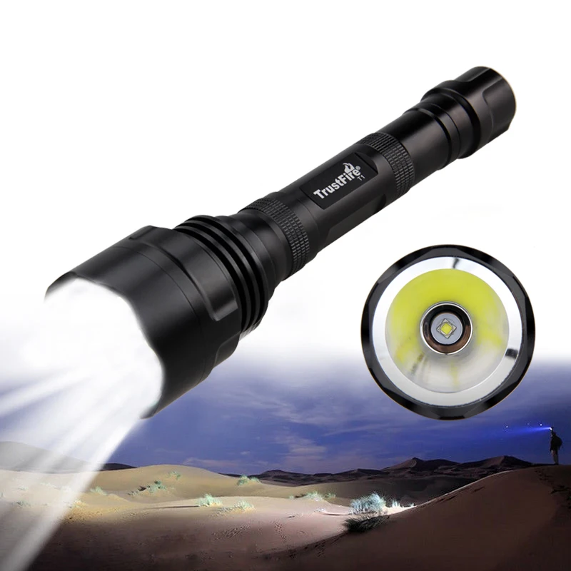 

2000 lumens Lamp T1 most powerful Tactical flashlight led torch hunting flashlight for 18650