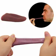 Sahte dil yapay dil Prop gerilebilir dil hileler oyuncaklar şakalar Prank cadılar bayramı büyücüler Prop korkunç JS23