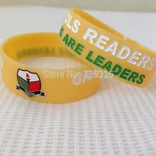 Пользовательские 25 мм ширина Дешевые Желтый силиконовый браслет Шарм гравировка логотипа продвижение подарок браслеты 100 шт/партия