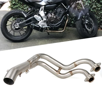 

For Yamaha MT 07 FZ07 Tracer 2014 - 2018 XSR 700 MT-07 Motorcycle Full Exhaust System Header Loop Front Pipe Muffler