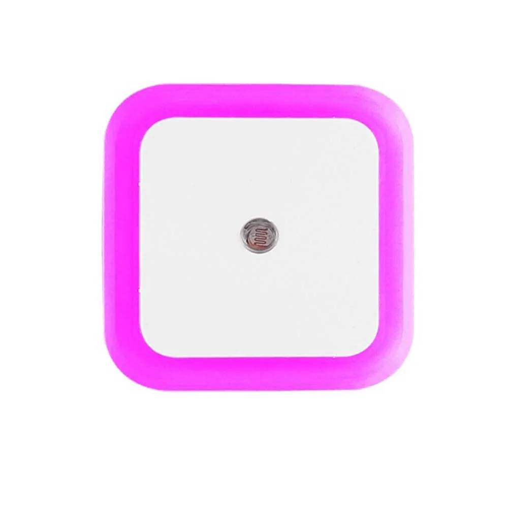 LED Mini Square Night Light Sensor Control EU US Plug Night Light Lamp For Children Kids Living Room Bedroom Corridor Lampara 4 - 副本