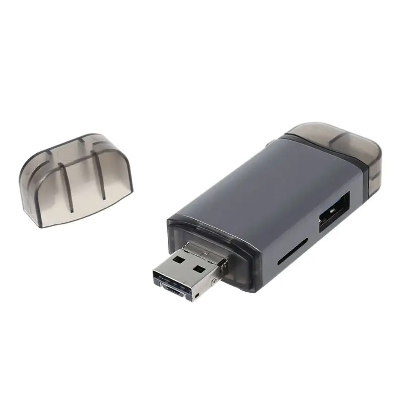 Тип C и Micro USB и USB OTG SD TF кард-ридер для портативных ПК мобильных телефонов