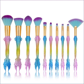

10pcs Make Up Brushes Set Dragon and Phoenix Shape Handles Brush Eyeshadow Face Powder Foundation Brushes Cosmetic Makeup Tools