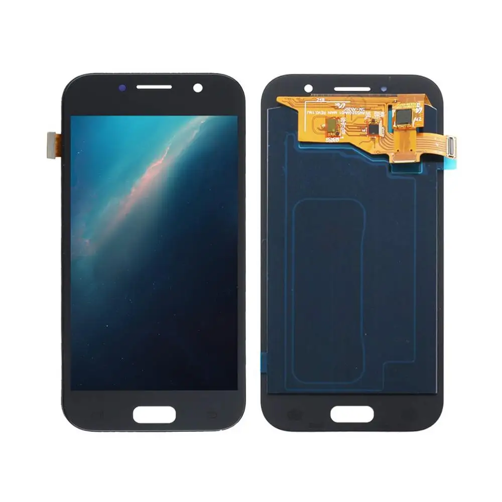 100% Super Amoled для SAMSUNG GALAXY A5 2017 A520 A520F A520K ЖК-дисплей с сенсорным экраном дигитайзер в