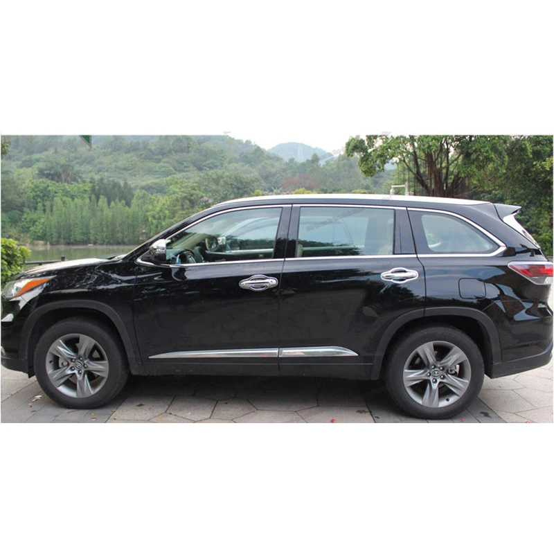 Lsrtw2017 автомобильная дверная ручка чаша планка для toyota highlander 2013 2014 2015 2016 2017 2018 2019