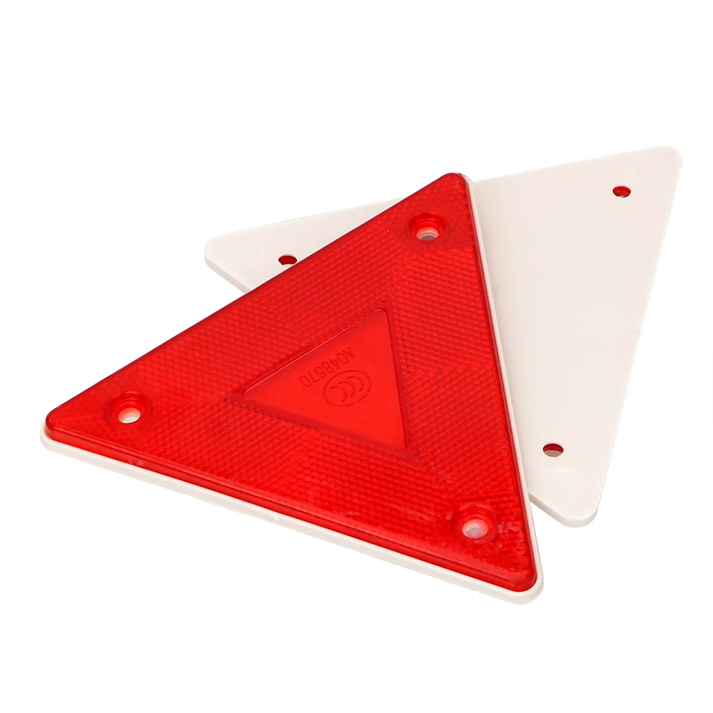 LEEPEE красный треугольник тревожный светоотражатель 2 шт. светоотражающий знак доска безопасность грузовик пластина задний свет стоп-сигнал знак