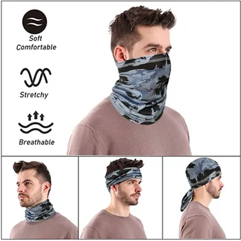 

Safety scarf Printing Multifunctional Bandana dustproof face scarf Outdoor Ice Silk Inner Thin Velvet Headscarf Riding scarf hot