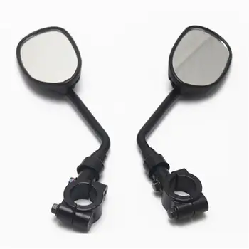 

Black Retro Style Side Rearview Mirror w/ 7/8inch Handlebar Mount 8mm Adaptor For Mountain Bike BMX Bicycle Motorcycle
