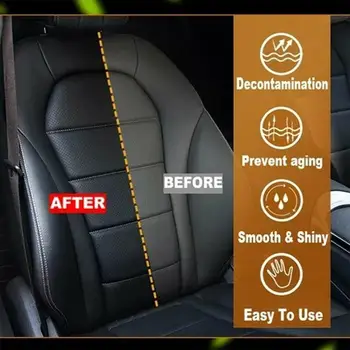 

Auto Leather Renovated Coating Paste Maintenance Agent Console 120ml Car Cleaner Center For Seat S3K6
