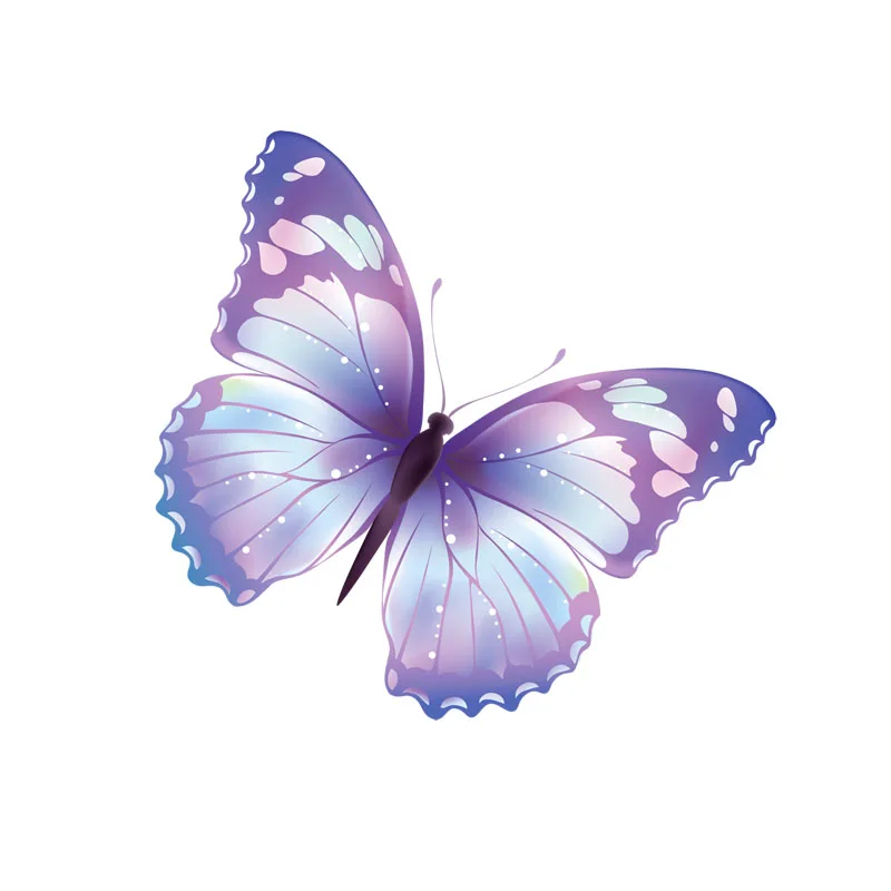 

Cartoon Dreamy Butterfly Car Sticker Motorcycle Accessories Superior Quality Vinyl Decals Waterproof PVC 14.1cm X 14.9cm