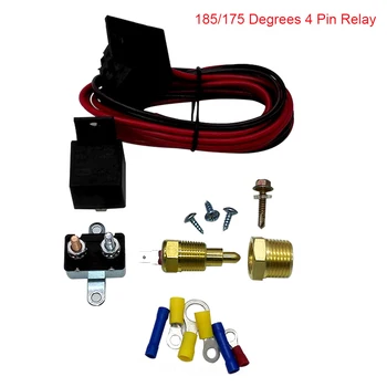 

Vehicle Electric Practical Auto Thermostat Wiring Install Kit Durable Replacement Professional Cooling Fan Parts Car Cable