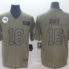 Stitiched, Los Angel Джаред Гофф, Eric, Todd garley II, Aaron Donald, Nick Foles Elite для мужчин rams Jersey