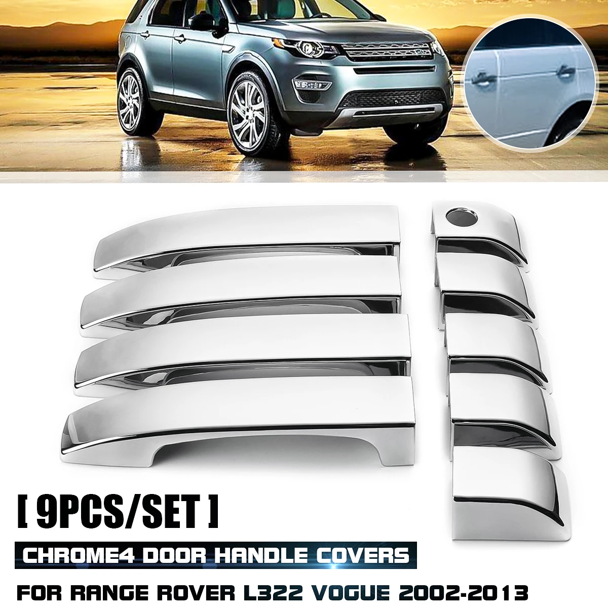 Набор из 9 предметов для Range Rover L322 Vogue 2002 2003 2004 2005 2006 2007 2008 2009 2010 2011 2012 2013 ABS