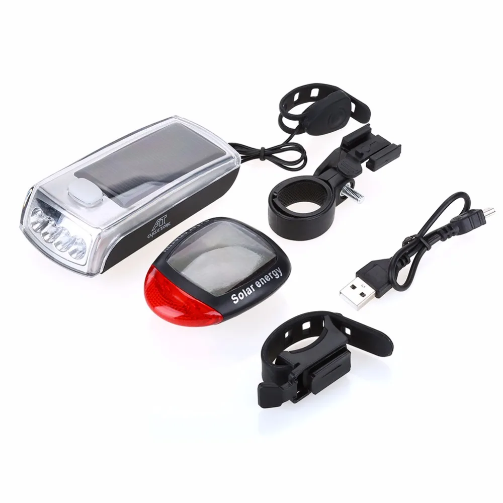 Велосипед на солнечных батареях/зарядка через usb питание головной светильник