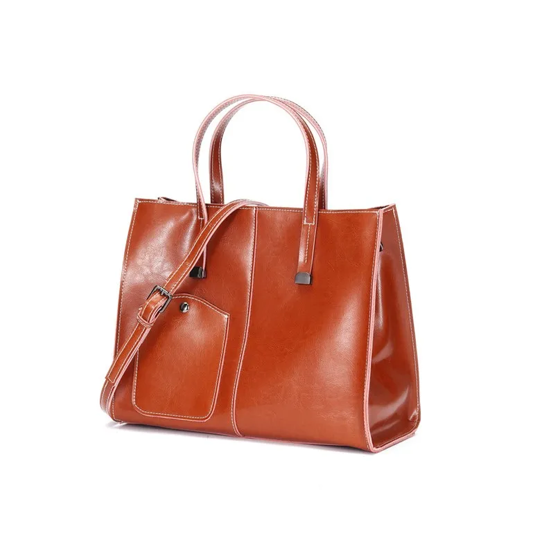 

Genuine Leather Brown Color Ladies Messengerbag Hobos Style Female Black Color Shoulderbag Women High Quality Burgandy Color bag