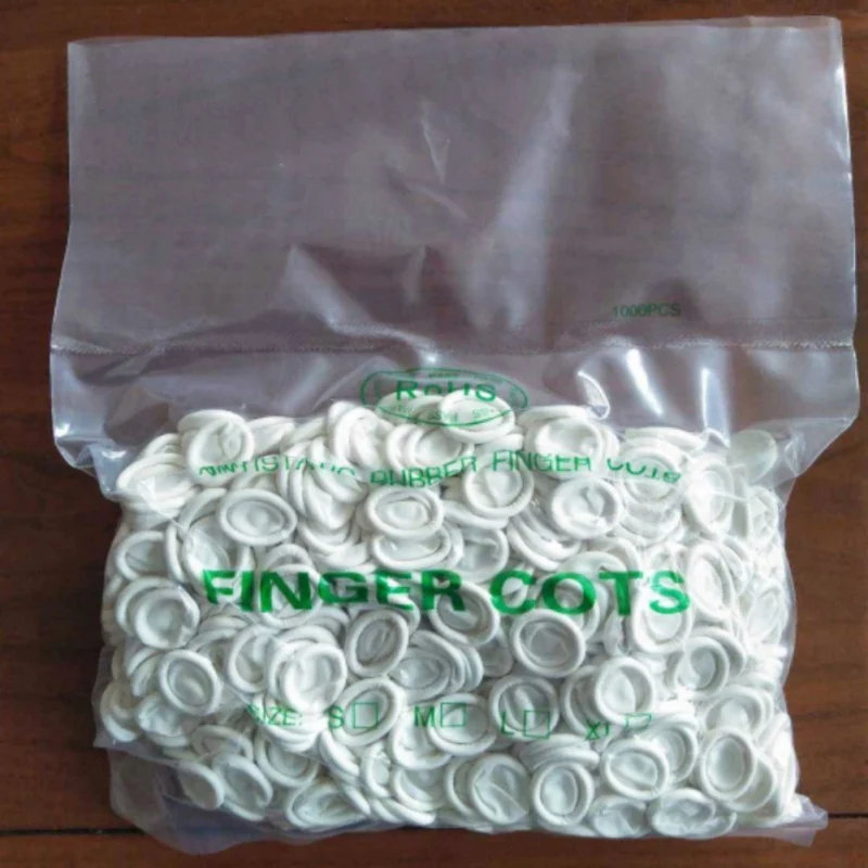 Latex Finger Cots Disposable Cover Protective Fingertips Gloves Anti-Static Non-Slip Dust-free Finger Covers 1 1