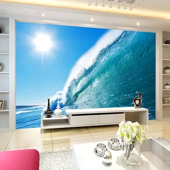 

[Self-Adhesive] 3D Wave 54424 Wall Paper mural Wall Print Decal Wall Murals