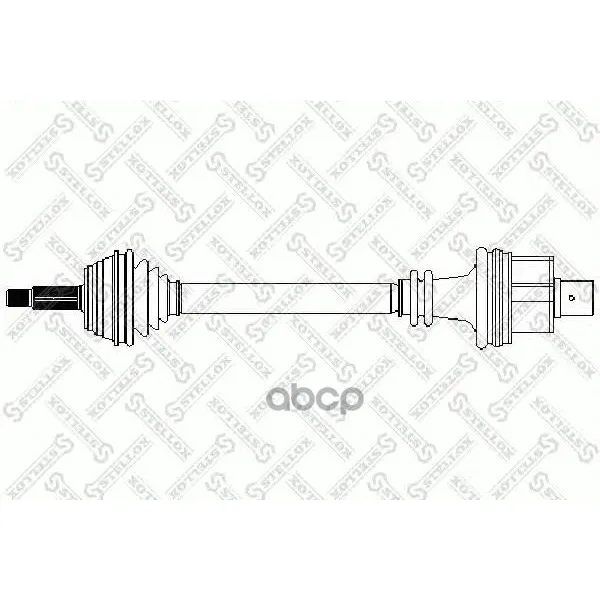 158 1770-Sx_привод Правый! 747mm Renault Laguna 1.9dti 97-01 Stellox 1581770sx Stellox арт. 1581770SX