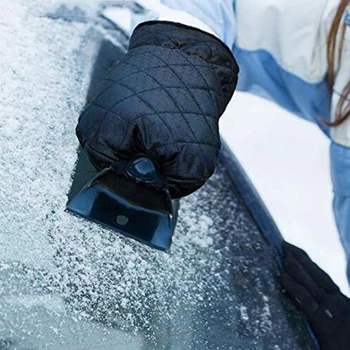 

Black Snow Shovel Defrost With Gloves Waterproof Detailing Supplies Auto