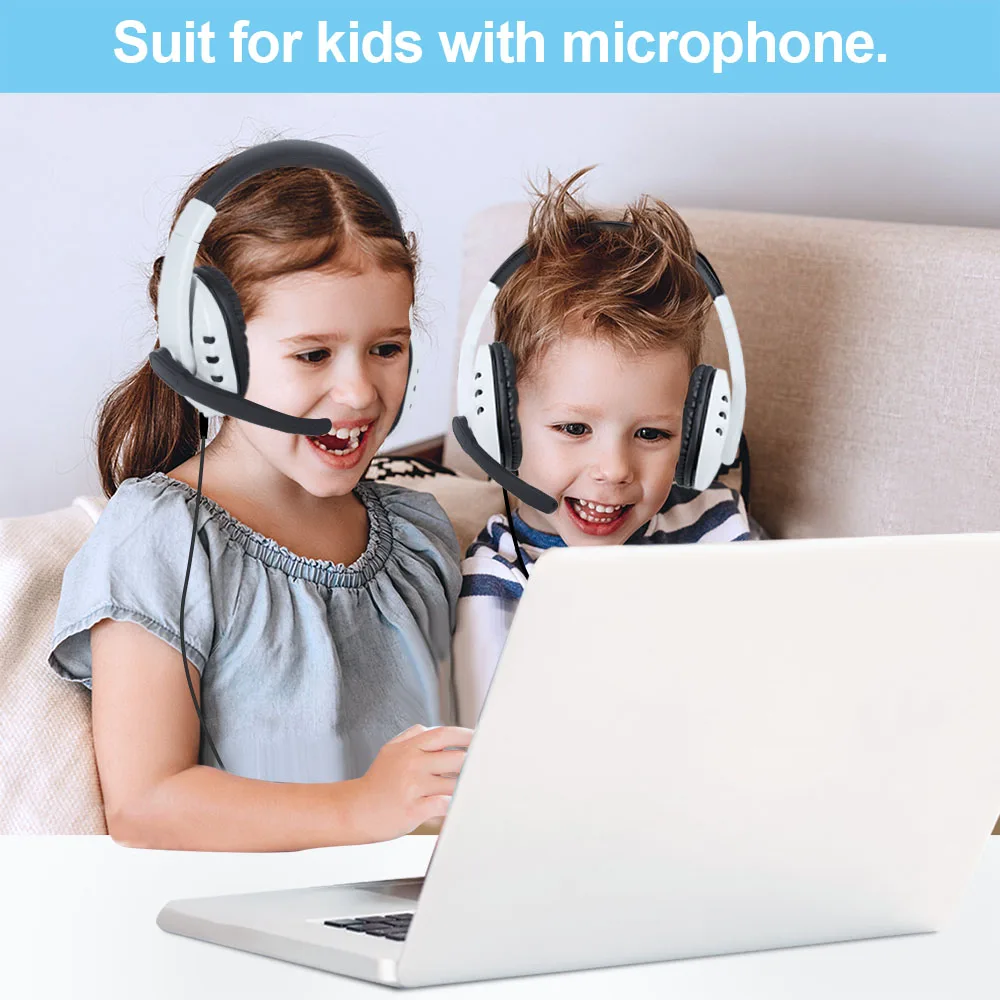 For PS4 PS5 Headset Gamer PC Laptop Stereo Bass Wired Gaming Headphones with Microphone For phone Tablet Kids Adults Boys Gift
