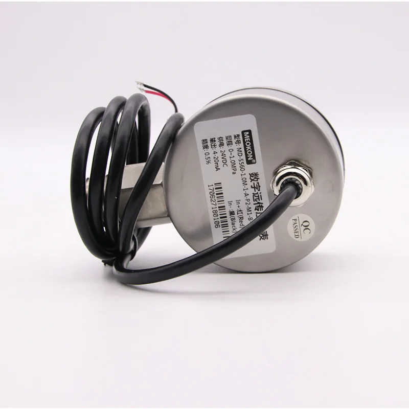 Digital pressure gauge 0-1.6MPA Display Oil Pressure Hydraulic Gauge Pressure Test Meter Full scale 4-20mA for heating systems
