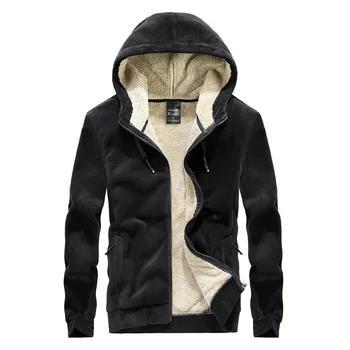 

PEVSN Winter Mens Bomber Jackets Casual Mens Outwear Windbreaker Hooded Coats Mens Slim Fleece Thick Warm Jackets Clothing 8XL