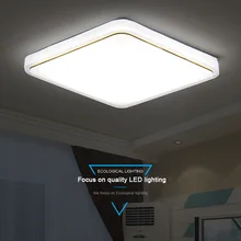 Светодиодный потолочный светильник, светодиодный, современный панельный светильник, 12 Вт, 24 Вт, 90-265 в, для спальни, кухни, поверхностное крепление, встраиваемый панельный светильник