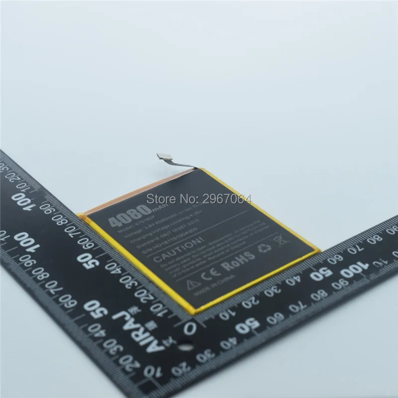 

Mobile phone battery for vernee T3 Pro battery 4080mAh Long standby time High capacity for vernee 476180P battery