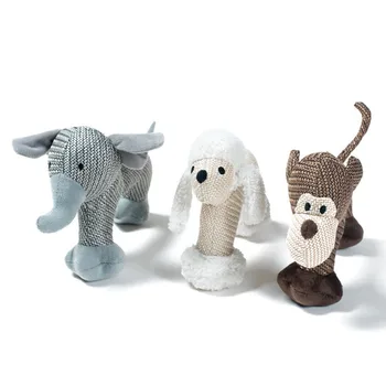 

Dog Chew Toys for Small Large Dogs Bite Resistant Linen Dog Squeaky Duck Toy Interactive Squeak Plush Puppy Dog Toy Pet Supplies