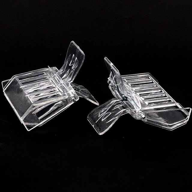 2 Db Méh Queen Catcher Színtelen Átlátszó Műanyag Klip Ketrec Méhészeti Felszerelés Szerszám Méhész Elszigetelő Helyiség - Image 4