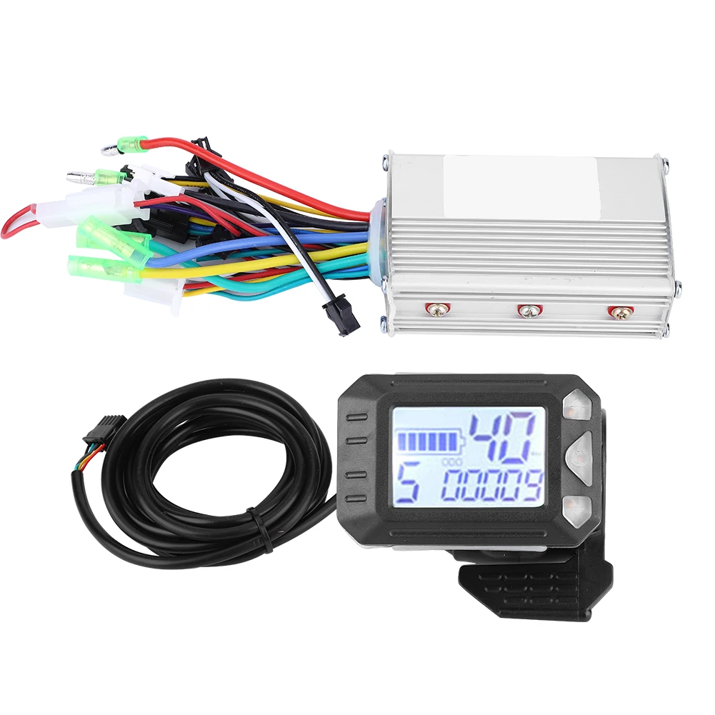 DAUERHAFT 36V/48V 350W Motor Brushless Controller,Brushless Motor Controller Kit,with LCD Panel,for E-Bike Electric Bike Scooter DAUERHAFT 36V/48V 350W Motor Brushless Controller,Brushless Motor Controller Kit,with LCD Panel,for E-Bike Electric Bike Scooter