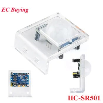 

HC-SR501 IR Pyroelectric Infrared PIR Motion Sensor Switch Human Body Sensor Detector Module Bracket HC SR501 Electronic DIY KIT