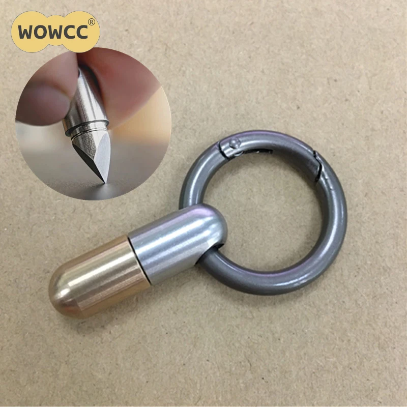 

Cutting Tool Stainless Steel Multi-function EDC Portable Mini Tool Key Ring Pendant Tool Capsule Knife Tiny Cutting Tool