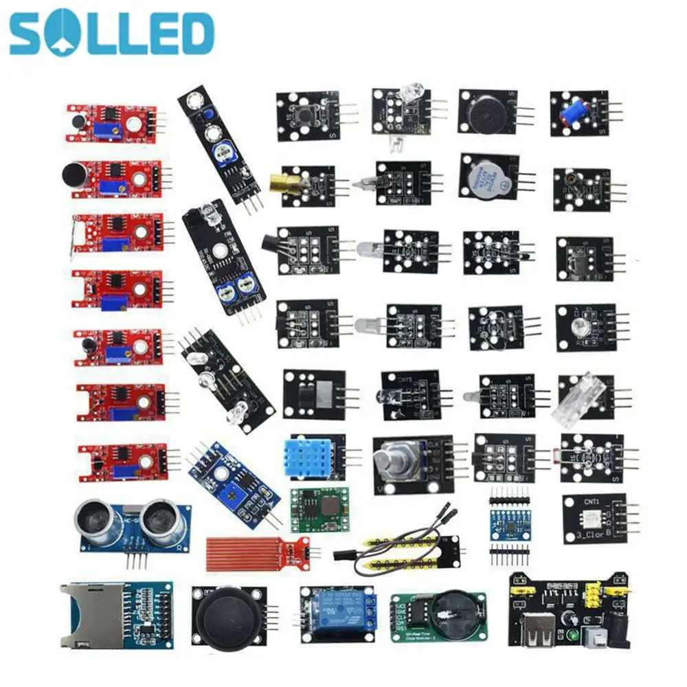 1 Набор для Arduino 45 в сенсор s модули стартовый комплект лучше чем 37в1 37 Комплект UNO R3