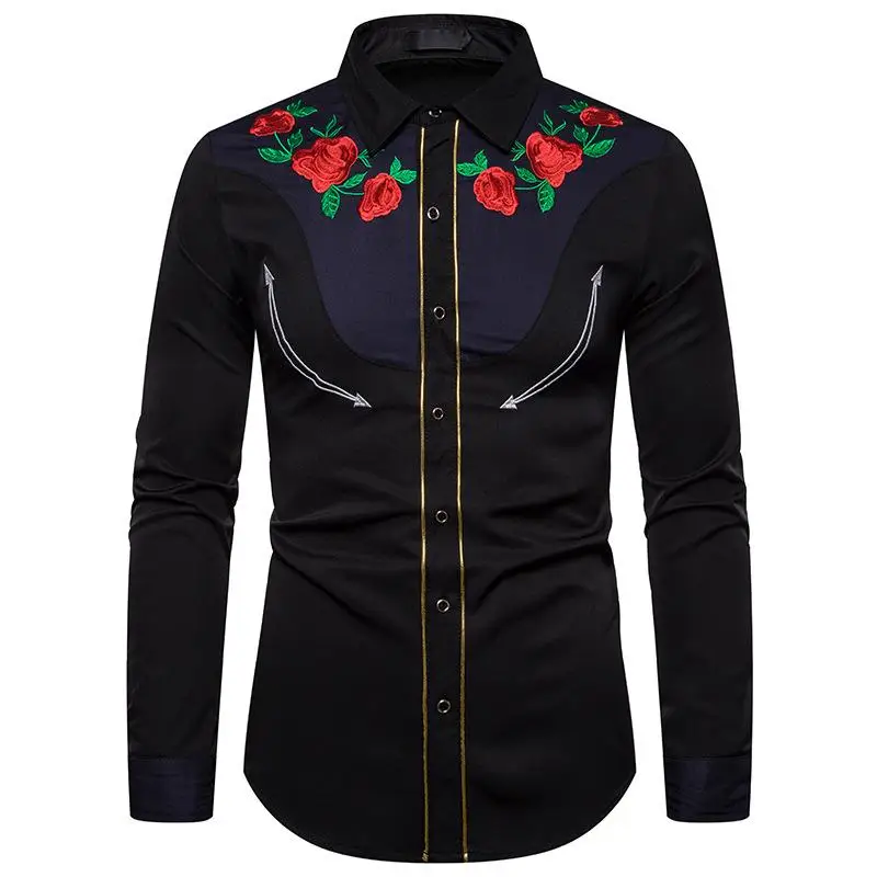 camisas con flores para hombre